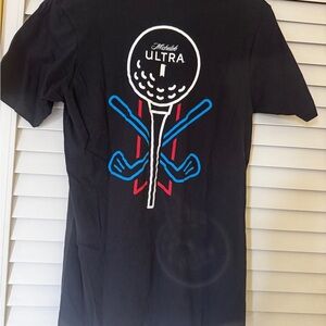 Michelob Ultra Black Golf Graphic Tee